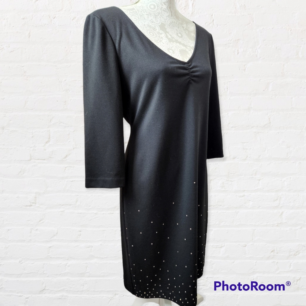 London Times black cocktail dress size  10
